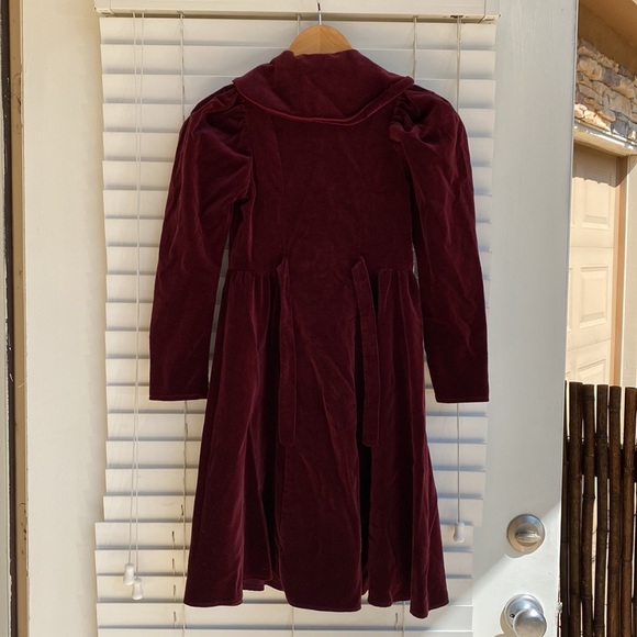 Girls Vintage Velvet Gunne Sax Coat Dress - Picture 2 of 6